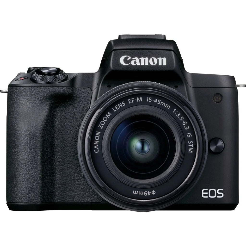 Canon EOS M50 Mark II 24.1 Megapixel Mirrorless Camera with Lens, 0.59", 1.77", Dark
