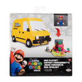 Super Mario Bros. Movie Yellow Van Playset Opens to Reveal Movie Moment with 1.25 Centimeter Action Figure Children 3 to 8