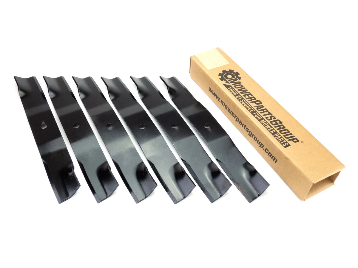 (6) Blades for Bobcat, Ariens, Wright, & Many More 52" 112111-02, 03253800, 714