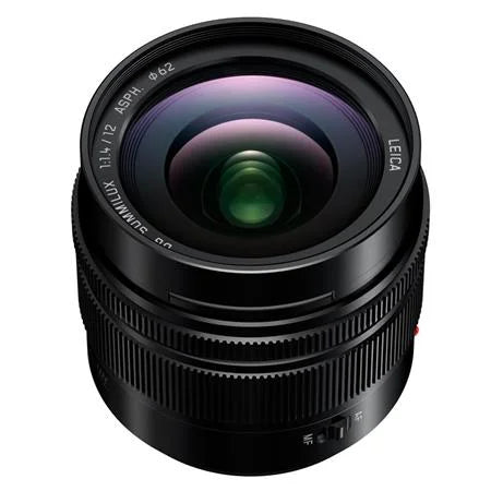 Lumix G Leica DG Summilux 12mm f/1.4 Aspherical Lens for Micro Four Thirds, Midnight