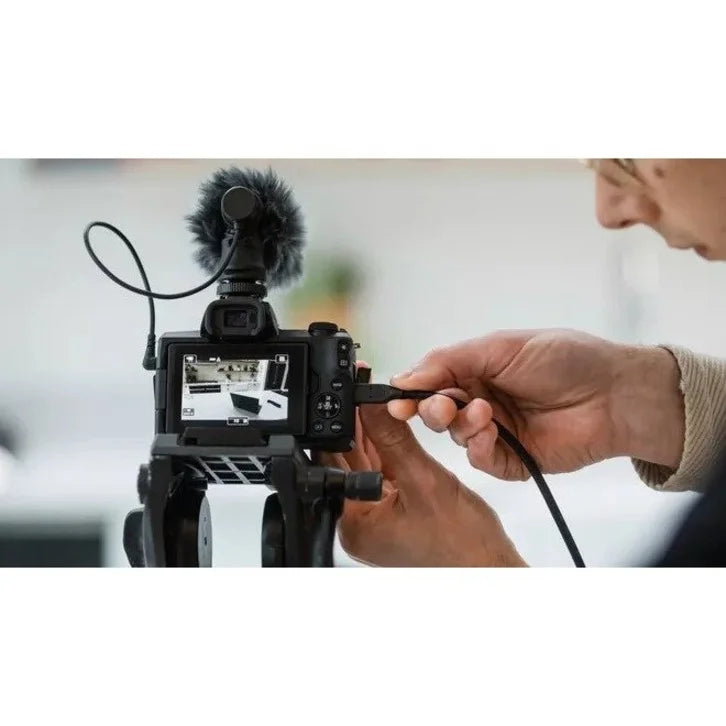 Canon EOS M50 Mark II 24.1 Megapixel Mirrorless Camera with Lens, 0.59", 1.77", Dark
