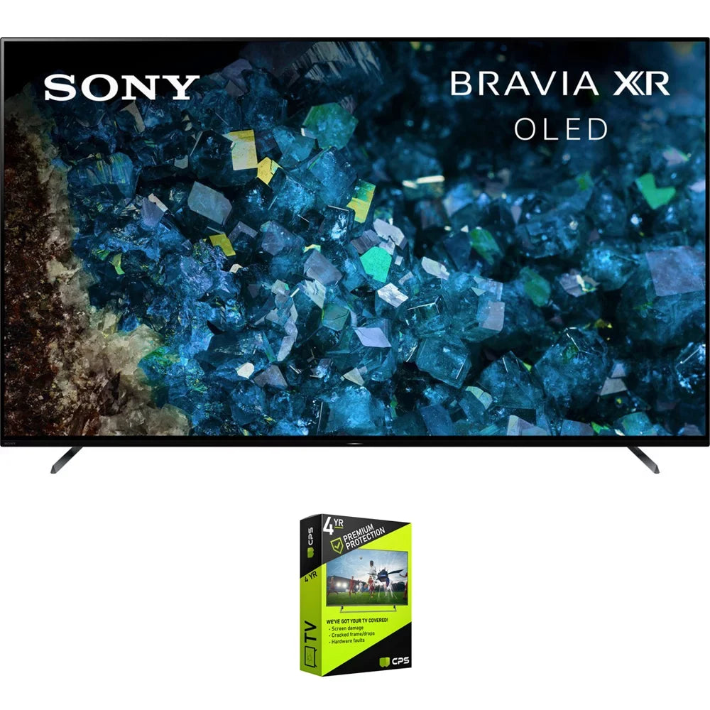 Sony XR55A80L BRAVIA XR 55 Unit A80L OLED 4K HDR Smart TV with Google TV Bundle with 4 YR CPS Enhanced Protection Pack (2023 Model)
