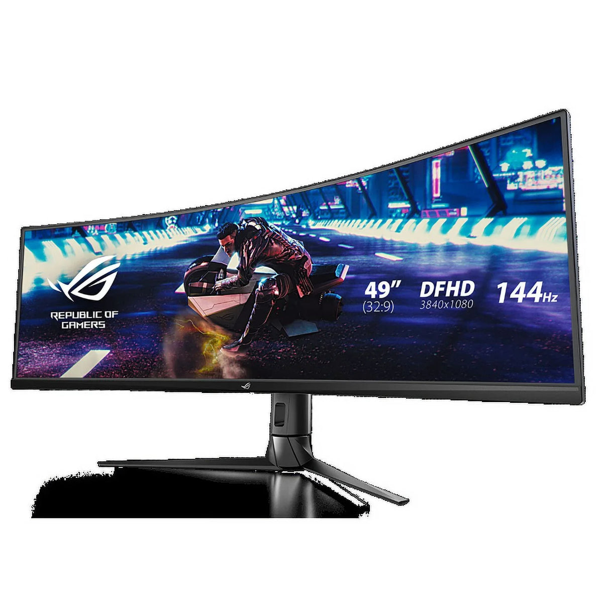 ROG Strix XG49VQ Super Ultra-Wide HDR Gaming Monitor — Centimeter 32:9 (3840 x 1080), 144Hz, FreeSync™ 2 HDR, DisplayHDR™ 400, DCI-P3: 90%, Shadow Boost