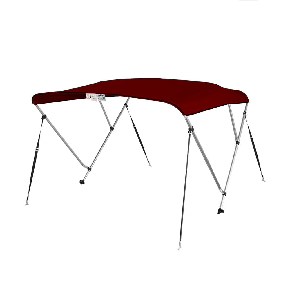 New 4 Seasons Brand Boat Bimini Top Cover 3 Bow 54”H x 79”-84” W Burgundy