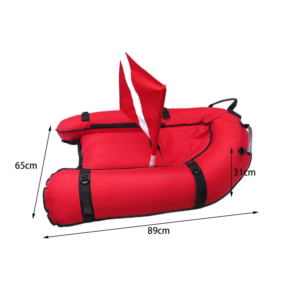 funtasica Diving Float Buoy Scuba Dive Flag Float Diving Safe Portable Dive Buoy Inflatable for diving Snorkeling Underwater Sports