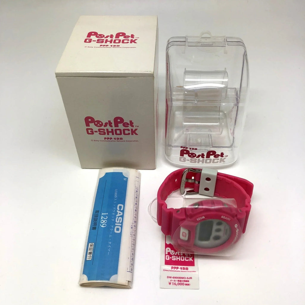 Pre-Owned G-SHOCK CASIO Watch DW-6900BMO-9JR Post Pet Collaboration Pink White Three Eyes Quartz Men's Mikunigaoka Store ITJT9ZWV73LU (Good)