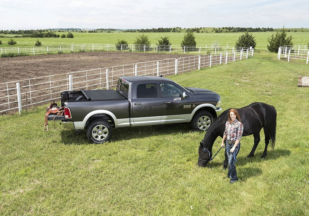 Truxedo Truxport Soft Roll Up Truck Bed Tonneau Cover | 245901 | Compatible with 2009-2018, 2019-2020 Classic Dodge Ram 1500 w/o Rambox 5' 7" Bed (67.4")