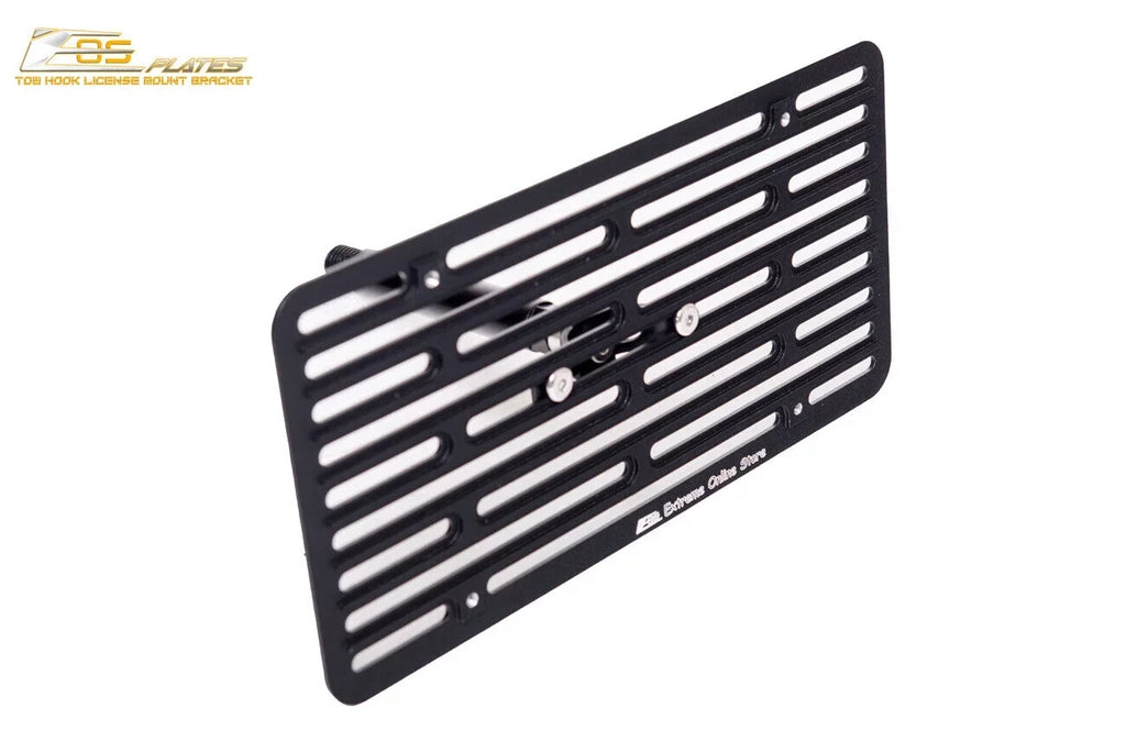 Extreme Online Store Replacement for 2016-Present Mazda Miata ND | EOS Plate Version 2 Full Sized Front Bumper Tow Hook License Relocator Mount Bracket