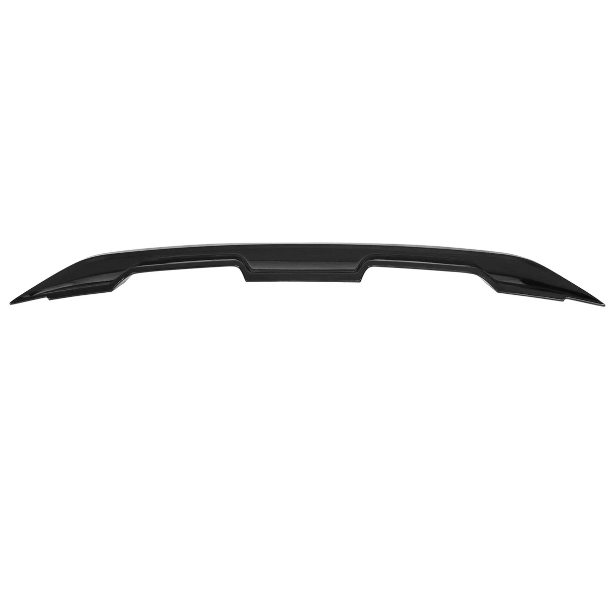 Ikon Motorsports Compatible with 15-23 Ford Mustang Coupe GT500 Style Rear Trunk Spoiler Wing Gloss Charcoal - ABS 2015 2016 2017 2018 2019 2020