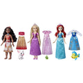 Disney Princess Royal Fashions and Friends 12 Centimeter Fashion Doll, Ariel, Moana, and Rapunzel, Ages 4+