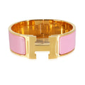 Hermès Clic Clac Bracelet in Gold Plated Pre-Owned
