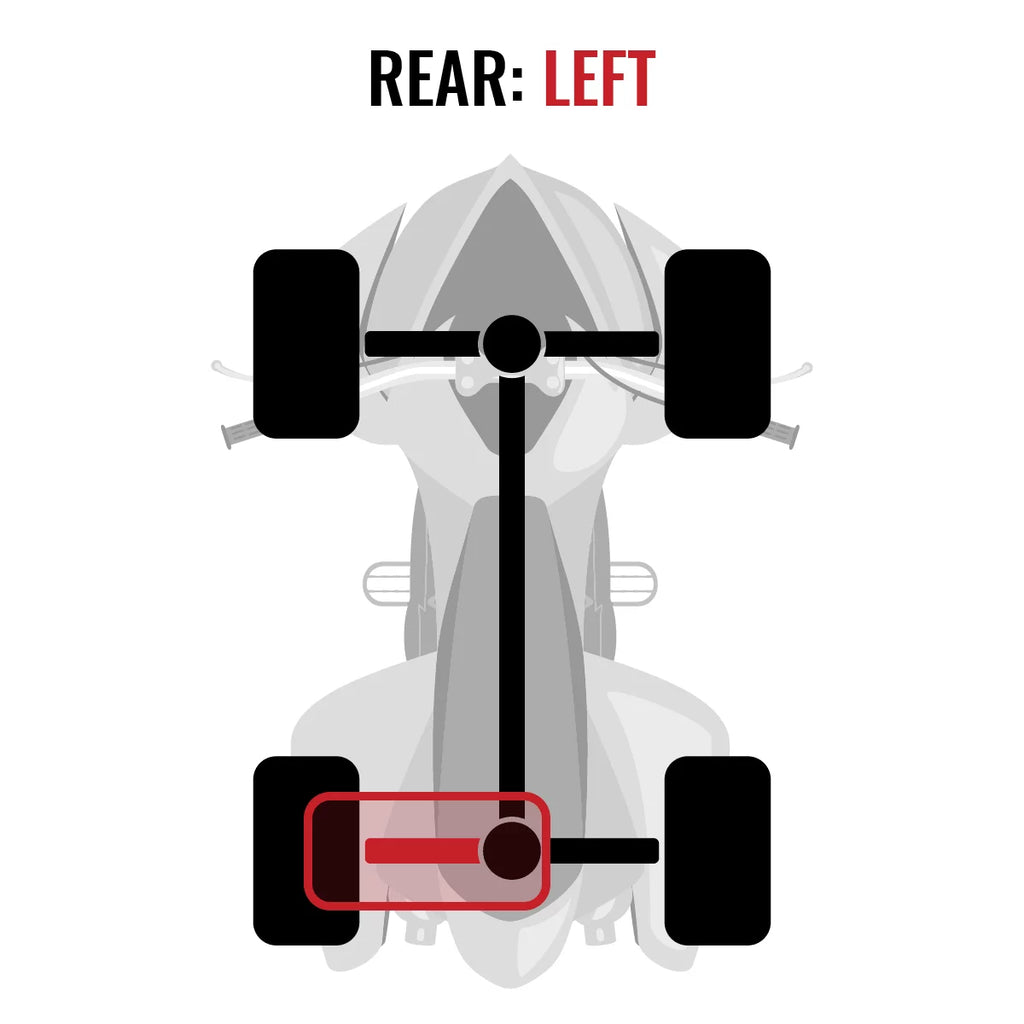 Sixity XT Rear Left Axle compatible with Can-Am Renegade 1000 2015 - EFI-STD XXC 4X4
