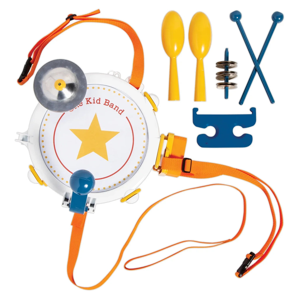 MindWare Oh So Fun! One Kid Band Musical Instruments Set for Kids - Ages 5+