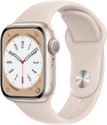 Restored Apple Watch Gen 8 Series 8 41mm Starlight Aluminum - Starlight Sport Band 3K762LL/A (Refurbished)