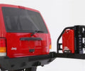 Smittybilt XRC Swingaway Rear Bumper 84-01 Cherokee XJ Charcoal Fits select: 1983-1988,1990-2001 JEEP CHEROKEE
