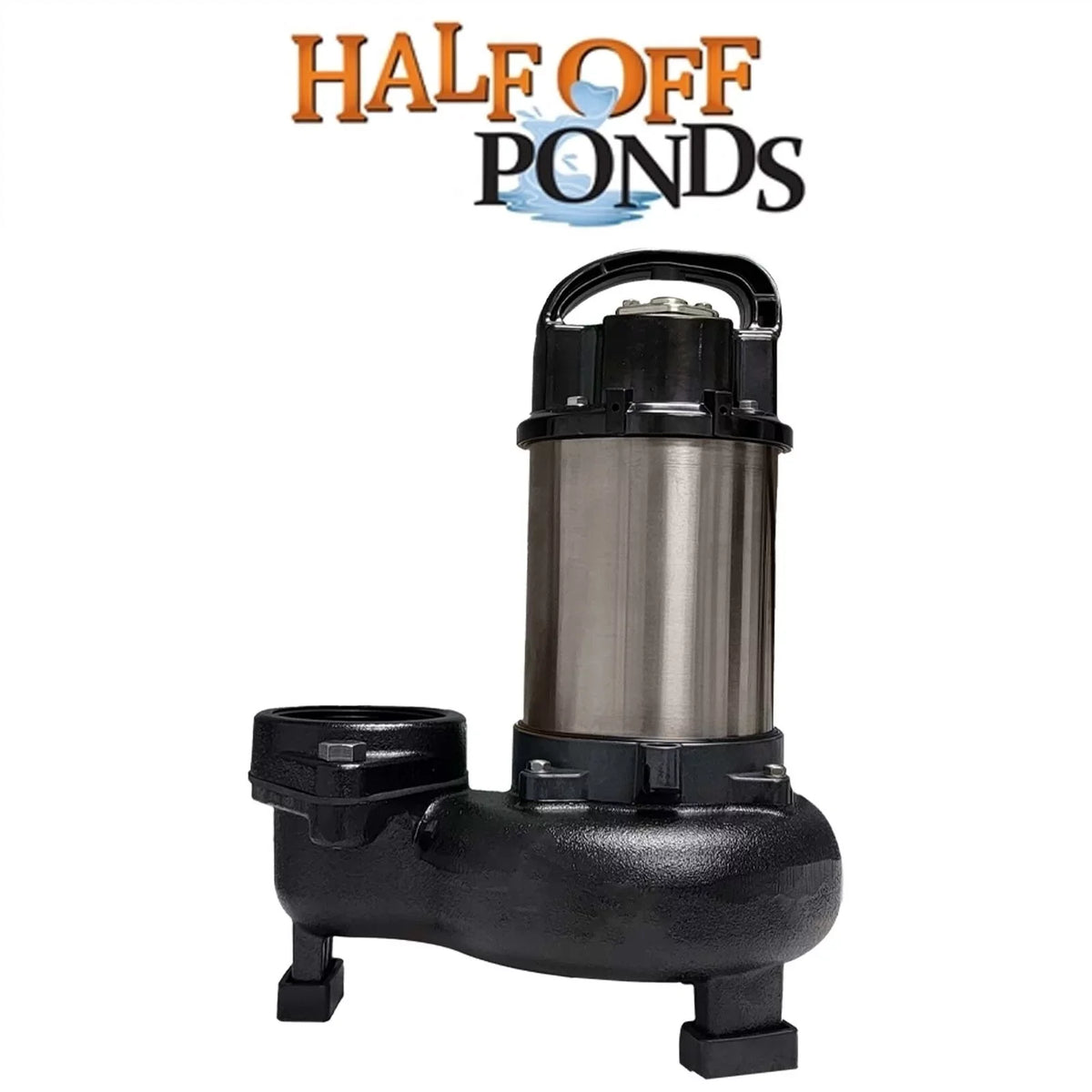 HALF OFF PONDS Piranha Series 10,500 GPH Direct Drive Submersible Pump for Water Gardens, Ponds and Waterfalls - PN-10500