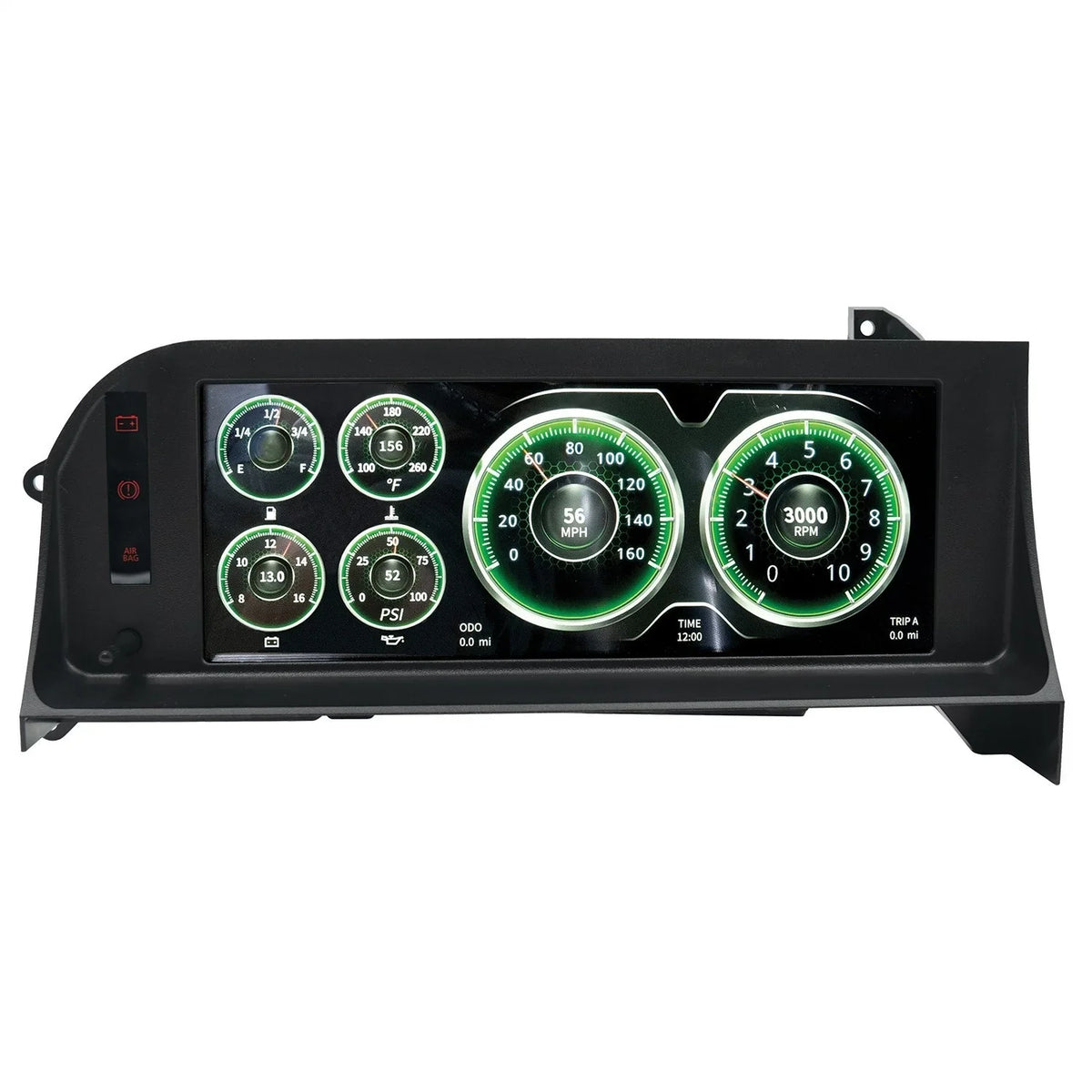 AUTO METER Meter 7007 Invision Direct Fit Digital Dash LCD 87-93 Ford Mustang Fox Charcoal