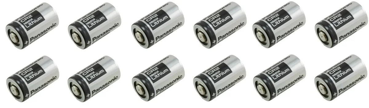 Panasonic CR2 3.0V Photo Lithium Battery - 12 Pack + 30% Off!