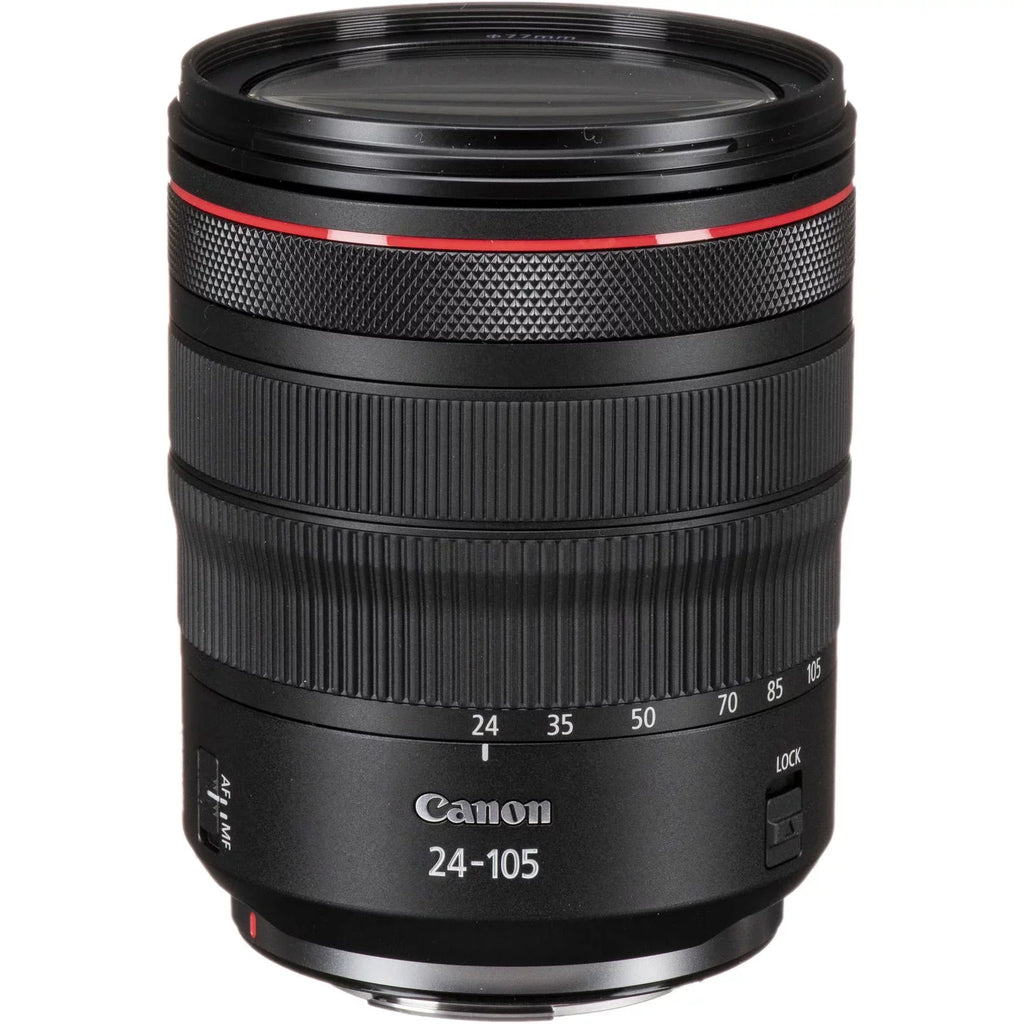 Canon EOS R6 Mark II Mirrorless Camera w/ Canon RF 24-105mm f/4 L IS USM Lens + 128GB Memory Card + LED Video Light + Microphone + Battery Grip & More