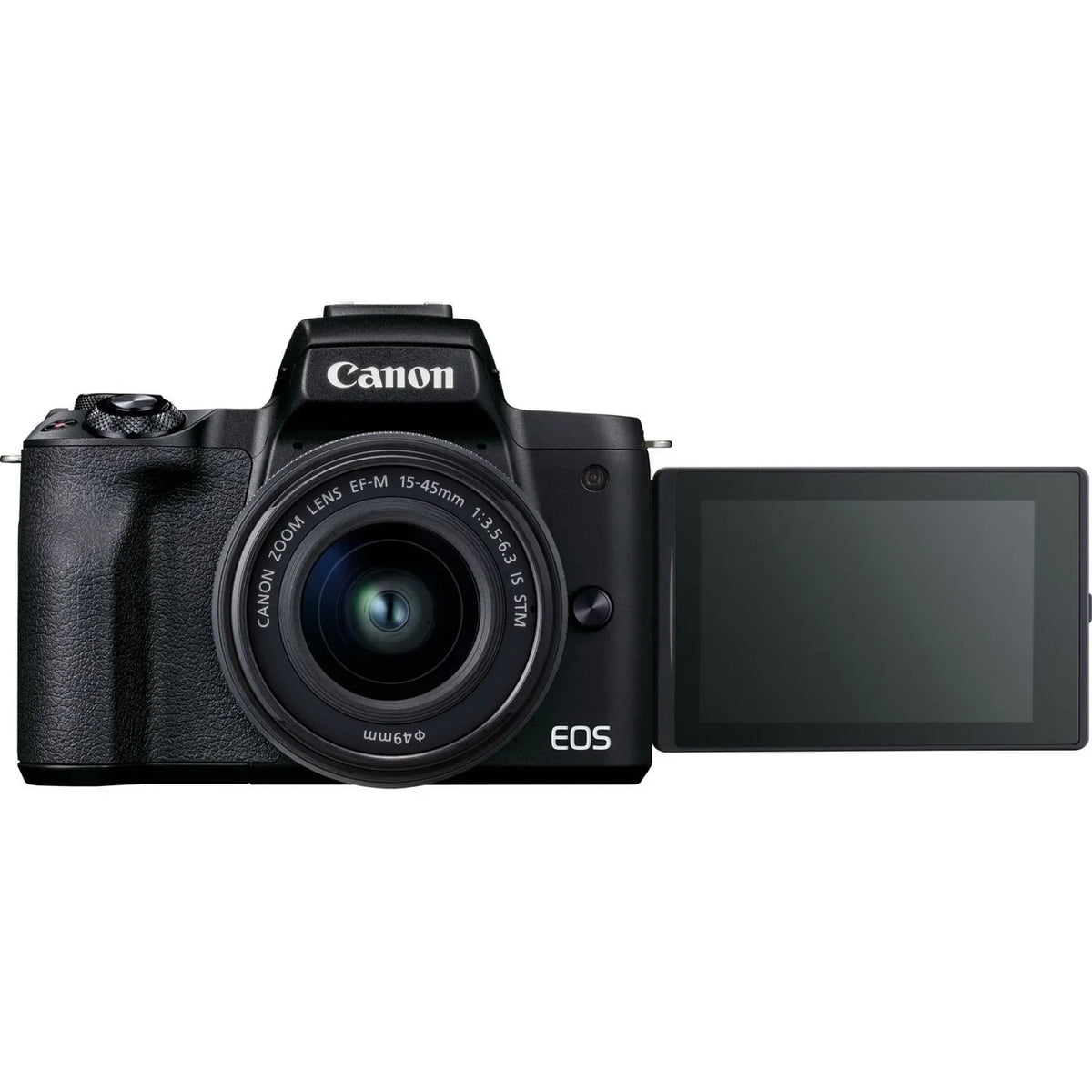 Canon EOS M50 Mark II 24.1 Megapixel Mirrorless Camera with Lens, 0.59", 1.77", Dark