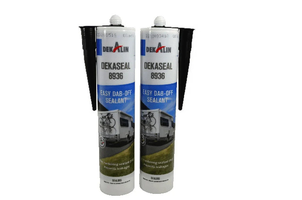 DEKALIN Dekaseal 8936 2 Pack 310ml Cartridge Plastic-Elastic Onyx Sealant / Adhesive