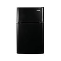 3 cu.ft 2 Door Mini Freestanding Refrigerator with Freezer in Charcoal