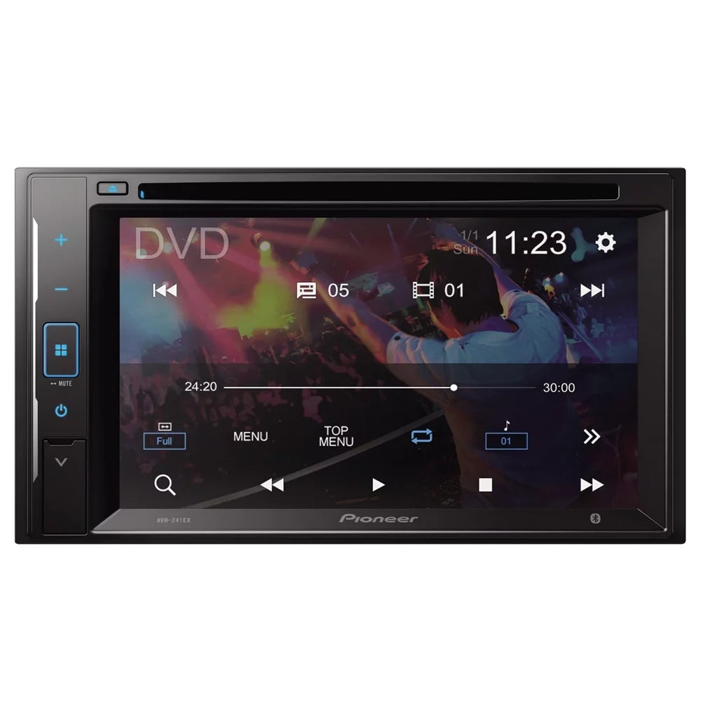 New Pioneer AVH-241EX 6.2 Centimeter Digital Media and DVD Receiver with Backup Camera