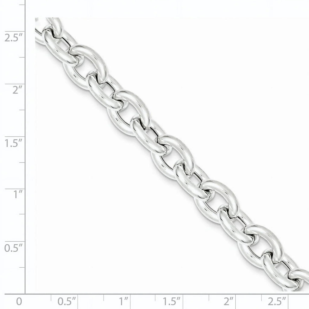 Sterling Silver Fancy Link Bracelet QG1553