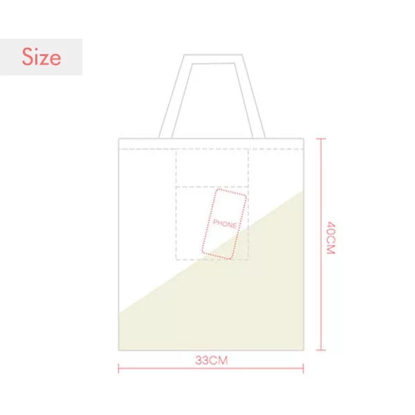 Petersburg America Landmark Expression Sack Canvas Tote Shoulder Bag