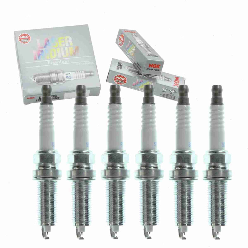6 pc NGK 93482 Laser Iridium Spark Plugs for 22401AA780 22401AA781 4712 9694 IXEH22TT Ignition Wire Secondary Fits select: 2011-2018 SUBARU FORESTER, 2013-2019 SUBARU OUTBACK