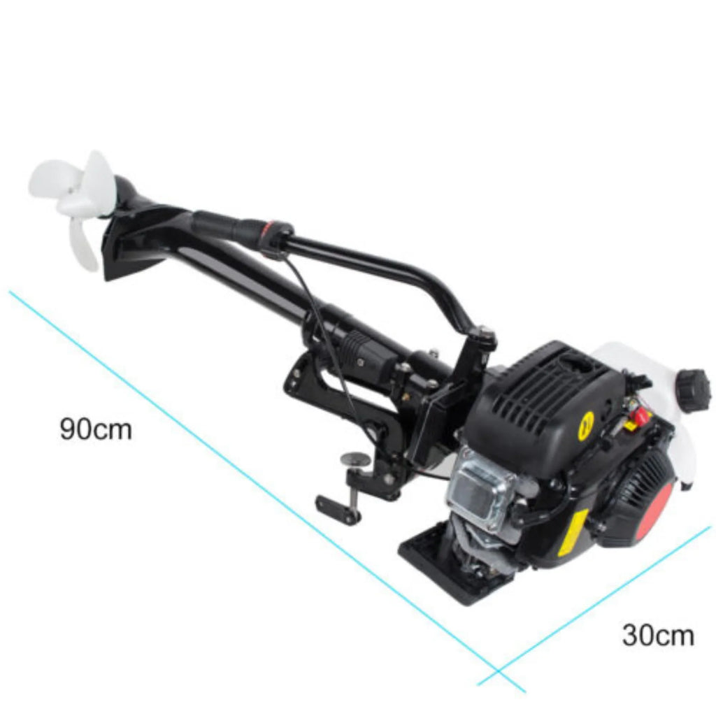 Powerful 4-Stroke 3.6 HP Outboard Motor: Efficient 55CC Boat Engine with Advanced Air Cooling System