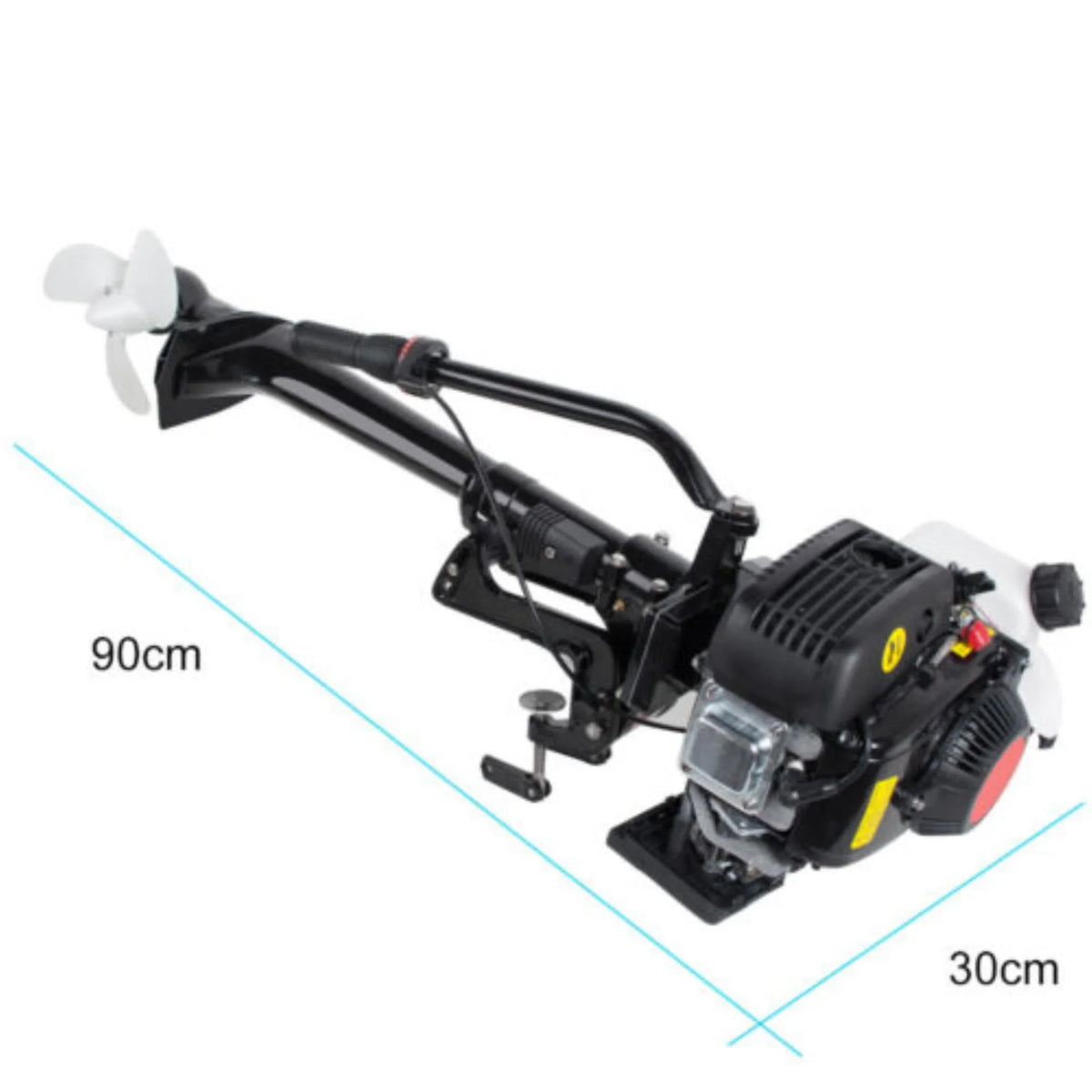 Powerful 4-Stroke 3.6 HP Outboard Motor: Efficient 55CC Boat Engine with Advanced Air Cooling System