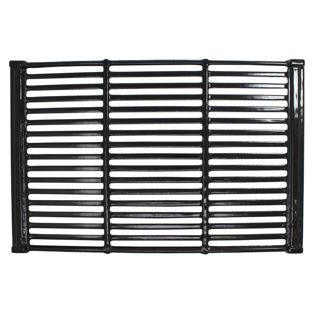 2 BBQ Grill Cooking Grates & 3 Heat Shield Plate Tent Replacement Parts for Charmglow 810-6320-B - Compatible Barbeque Porcelain Enameled Cast Iron Grid 19" & Flame Tamer, Flavorizer Bar