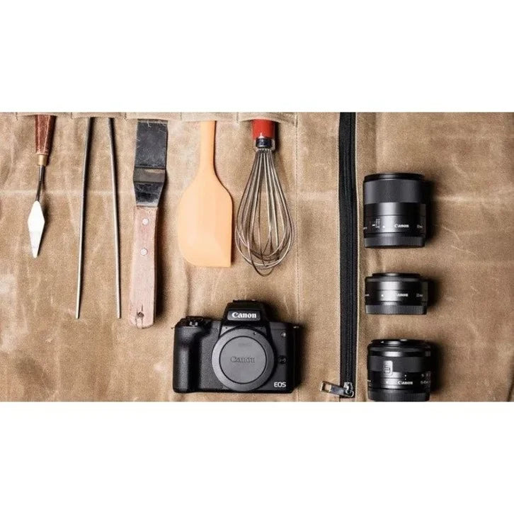 Canon EOS M50 Mark II 24.1 Megapixel Mirrorless Camera with Lens, 0.59", 1.77", Dark