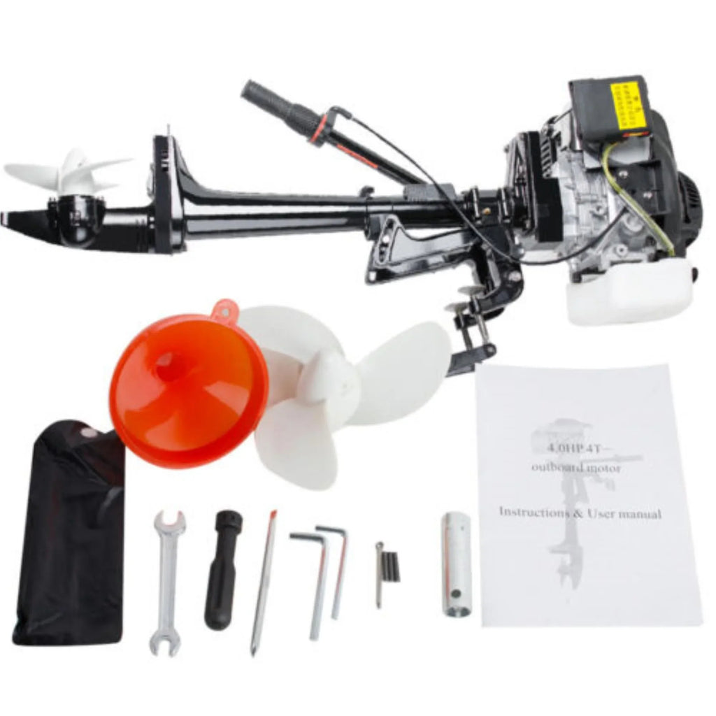 Powerful 4-Stroke 3.6 HP Outboard Motor: Efficient 55CC Boat Engine with Advanced Air Cooling System