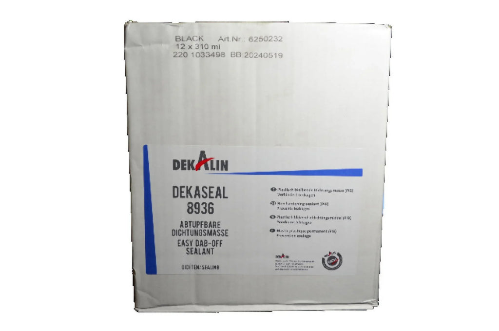 DEKALIN Dekaseal 8936 2 Pack 310ml Cartridge Plastic-Elastic Onyx Sealant / Adhesive