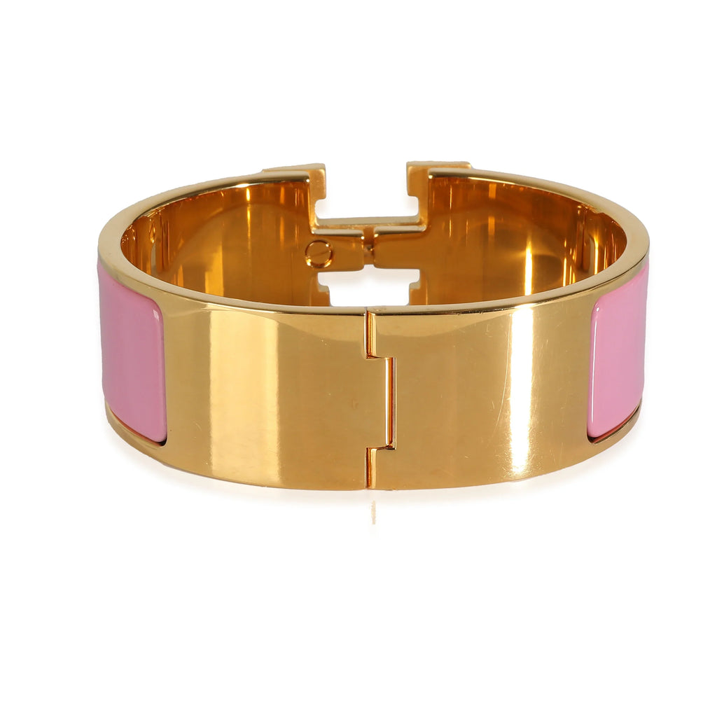 Hermès Clic Clac Bracelet in Gold Plated Pre-Owned