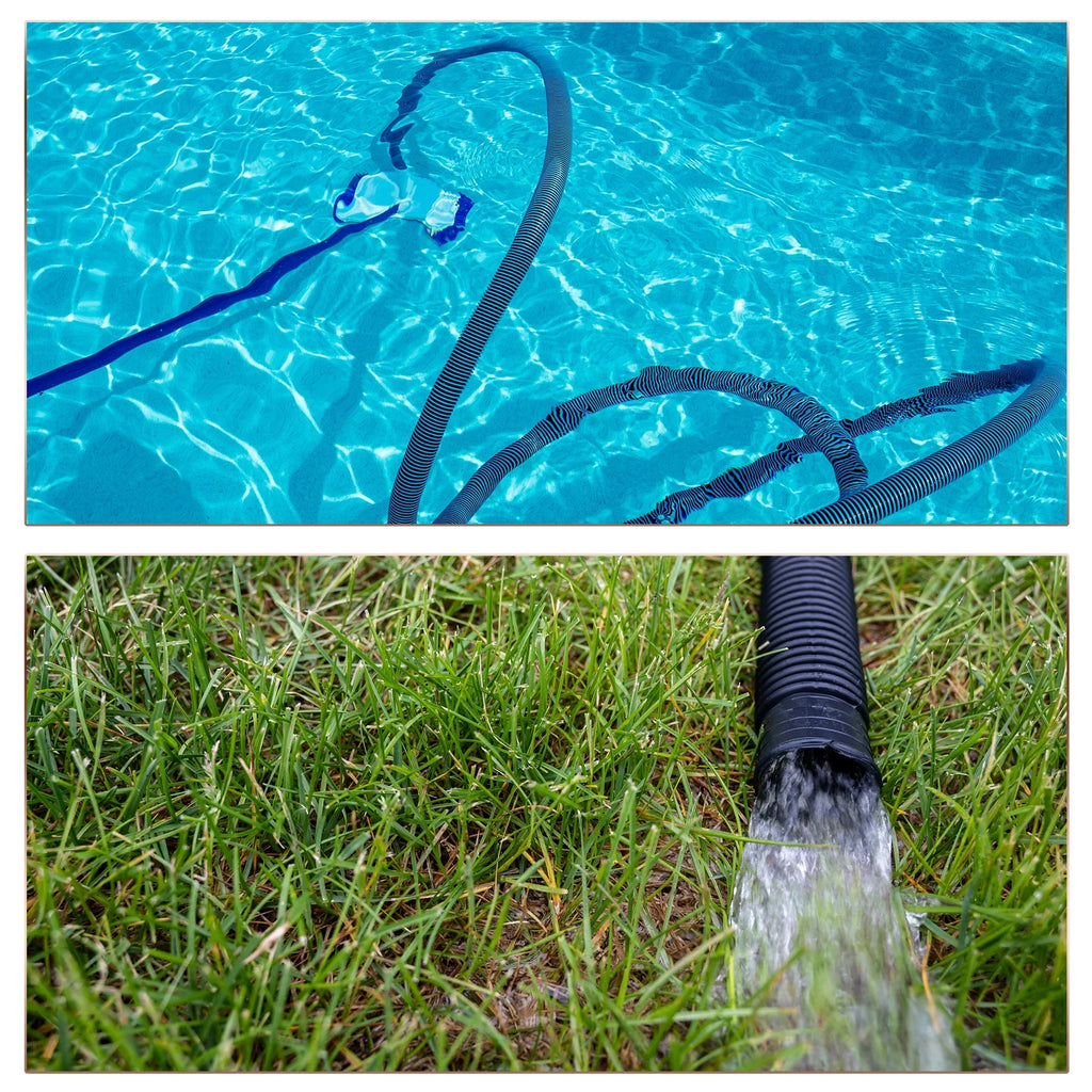 1 Centimeter ID Wavy Pond Pipe Dark Polyvinyl Tube Aquarium Hose, 10ft