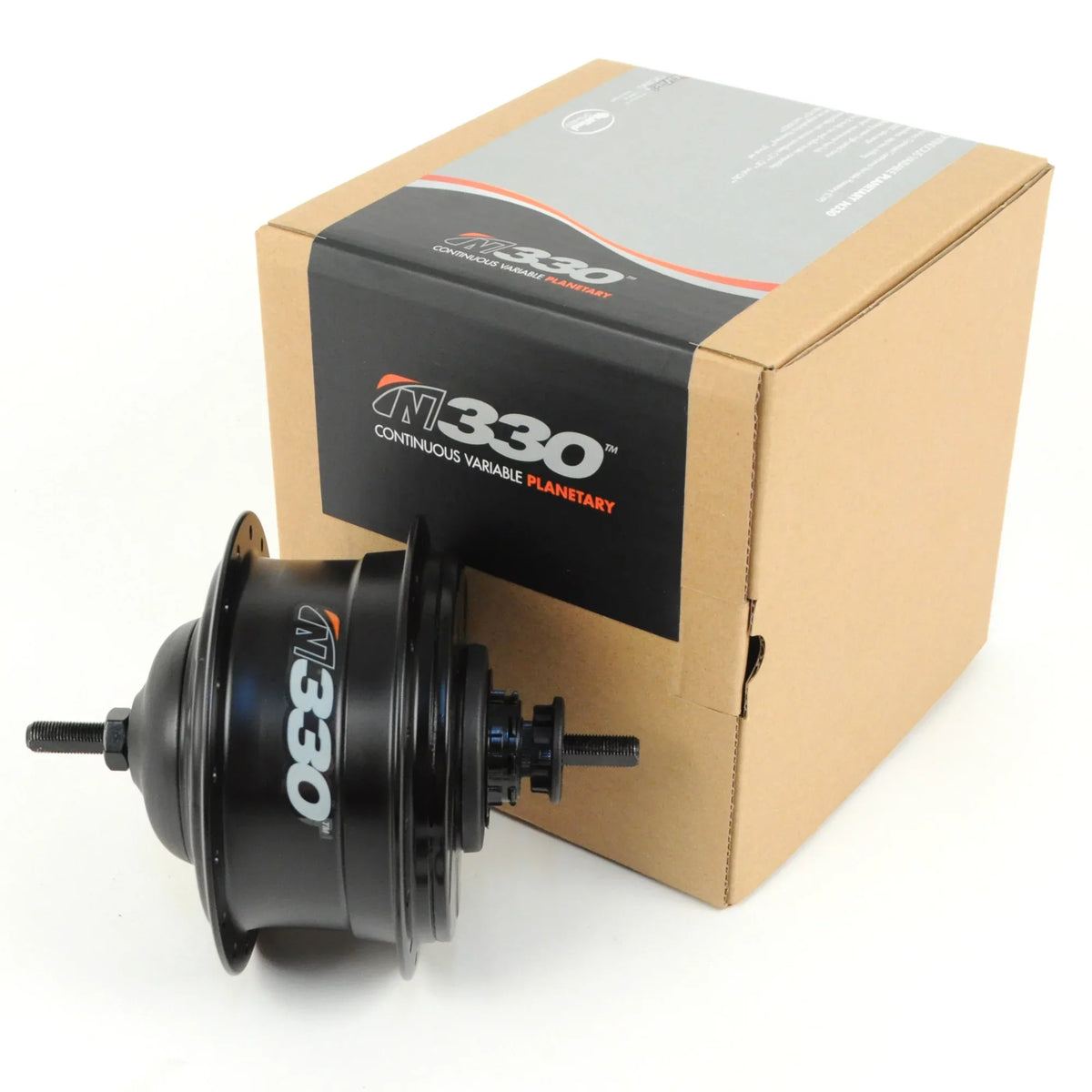 NuVinci N330 CVP Internal Gear Bicycle Rear Hub Onyx 32h Rim Brake // New C3