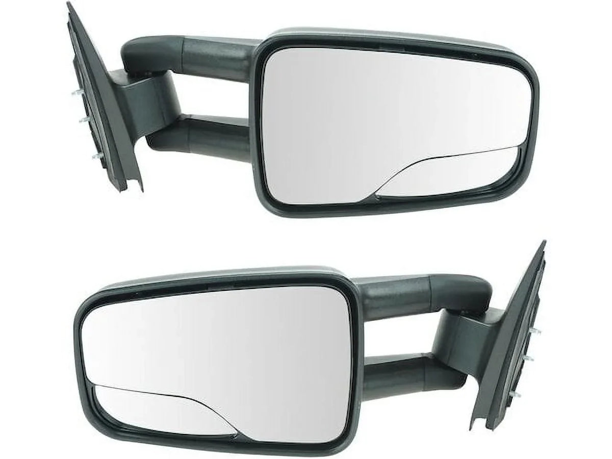 Door Mirror Set 2 Piece - Compatible with 2001 - 2006 Chevy Silverado 2500 HD 2002 2003 2004 2005