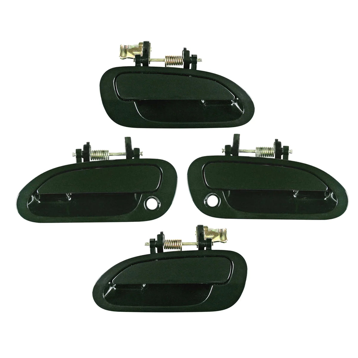 CF Advance For 98-02 Honda Accord Front Rear Left Right Exterior Outside Door Handle Set of 4pcs G87P Dark Emerald Pearl 1998 1999 2000 2001 2002