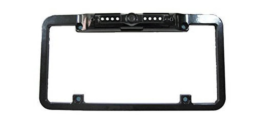 Boyo VTL300IRTJ Full Frame License Plate Camera with Night Vision & Trajectory Parking Lines - Charcoal