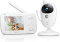 Yoton Baby Monitor with Camera, Unit LCD Screen Home Security, 2.4GHz Wireless Digital Transmission, VOX Mode, Temperature Sensor, Night Vision, 8 Lullabies, Two Way Talk
