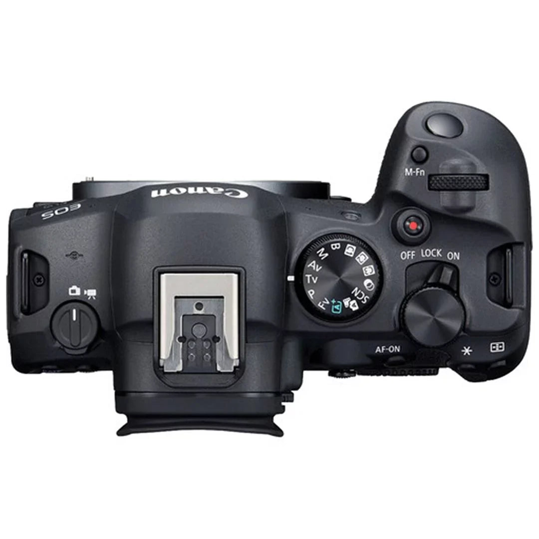 Canon EOS R6 Mark II Mirrorless Camera with RF 24-105mm Lens + EF 75-300mm + Mount Adapter + SanDisk 32GB Memory Card + Case + LED Flash + ZeeTech Accessory Bundle