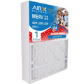 16x28x6 Air Filter MERV 11 Comparable to MPR 1000, MPR 1200 & FPR 7 Compatible with Aprilaire 401 Premium USA Made 16x28x6 Furnace Filter 1 Single Filter by AIRX FILTERS WICKED CLEAN AIR.