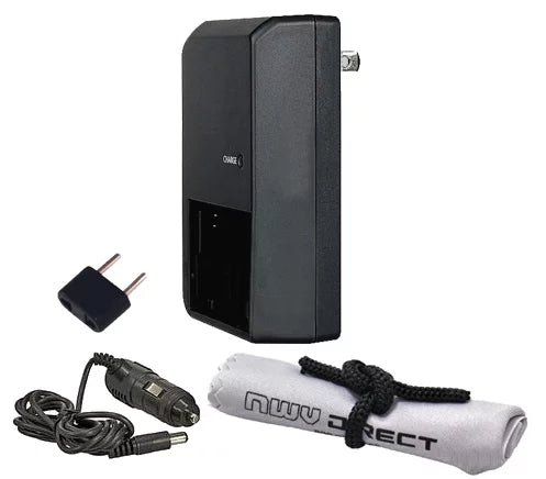 Sony Handycam HDR-CX500V Off Camera 'Intelligent' Rapid Charger + Nwv Direct Microfiber Cleaning Cloth.