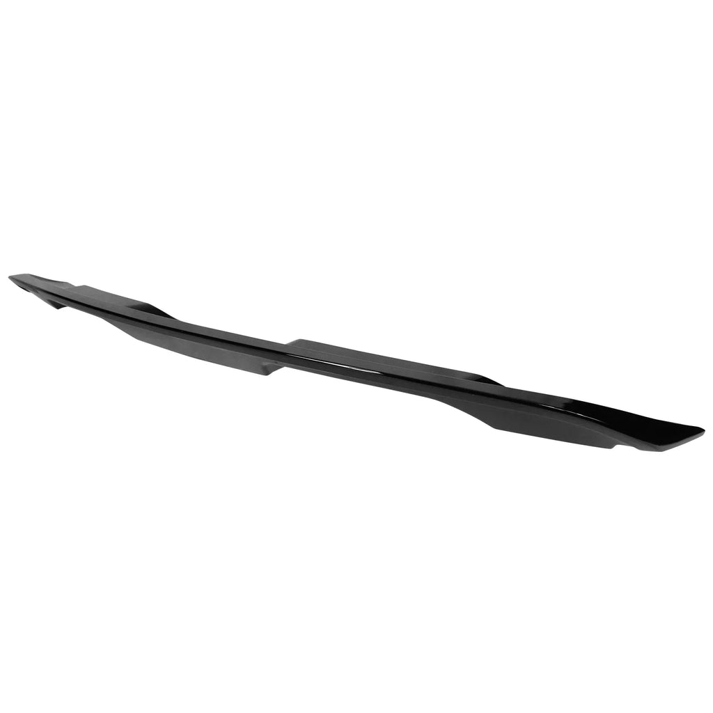 Ikon Motorsports Compatible with 15-23 Ford Mustang Coupe GT500 Style Rear Trunk Spoiler Wing Gloss Charcoal - ABS 2015 2016 2017 2018 2019 2020