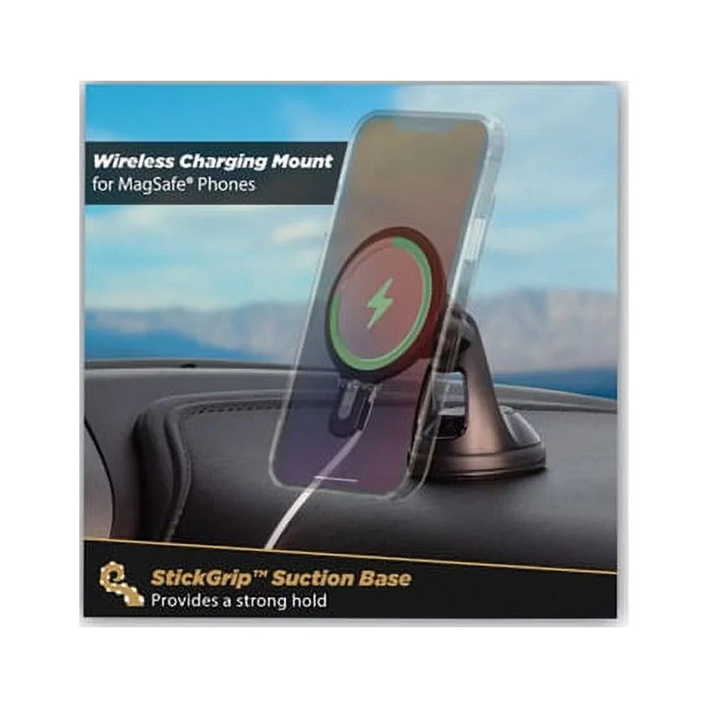 MagicMount MSC Window/Dash Car Phone Holder Mount Kit for iPhone 12, Dark