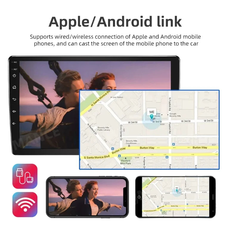 Unit 1280*720 IPS Carplay For Dodge Ram 1500 2500 3500 2013-2018 Android 12.0 Car Stereo Radio GPS 2+32GB