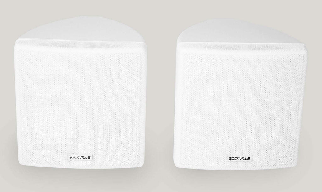 6-Zone Amp+4) 3.5" White Cube+2) JBL Pendant+Ceiling Speakers for Restaurant/Bar